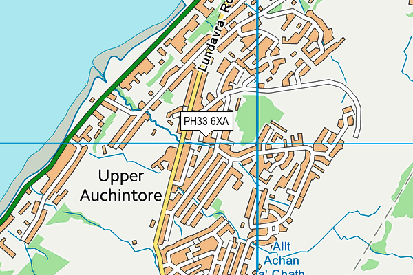 PH33 6XA map - OS VectorMap District (Ordnance Survey) PH33 6XA map - OS VectorMap District (Ordnance Survey)