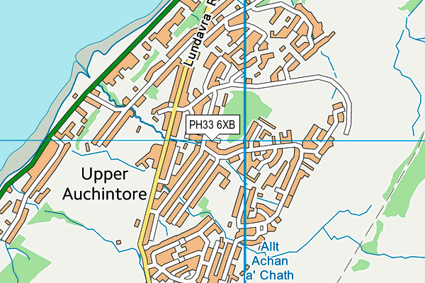PH33 6XB map - OS VectorMap District (Ordnance Survey) PH33 6XB map - OS VectorMap District (Ordnance Survey)