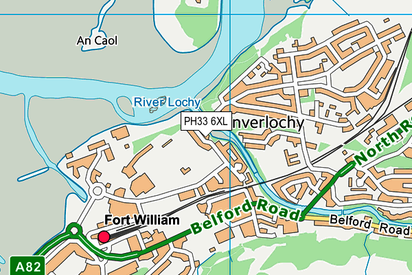 PH33 6XL map - OS VectorMap District (Ordnance Survey) PH33 6XL map - OS VectorMap District (Ordnance Survey)