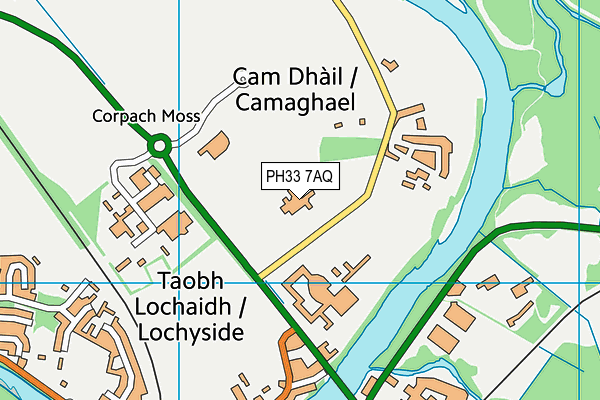 PH33 7AQ map - OS VectorMap District (Ordnance Survey) PH33 7AQ map - OS VectorMap District (Ordnance Survey)