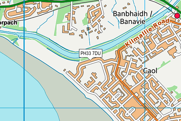 PH33 7DU map - OS VectorMap District (Ordnance Survey) PH33 7DU map - OS VectorMap District (Ordnance Survey)
