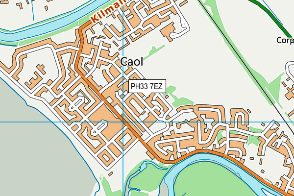 PH33 7EZ map - OS VectorMap District (Ordnance Survey) PH33 7EZ map - OS VectorMap District (Ordnance Survey)