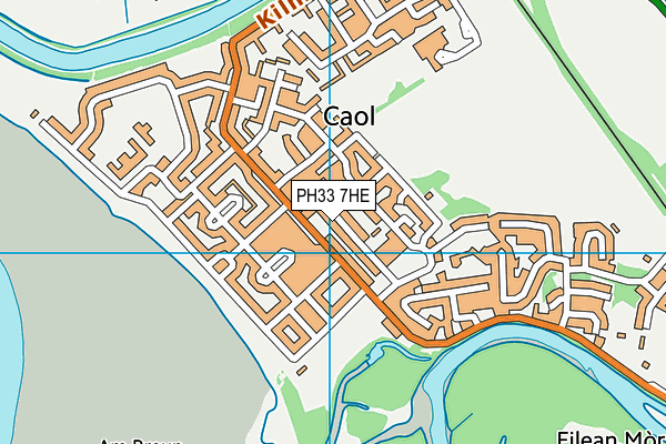 PH33 7HE map - OS VectorMap District (Ordnance Survey) PH33 7HE map - OS VectorMap District (Ordnance Survey)
