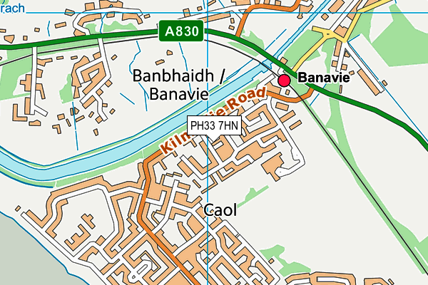 PH33 7HN map - OS VectorMap District (Ordnance Survey) PH33 7HN map - OS VectorMap District (Ordnance Survey)