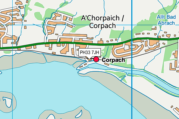 PH33 7JH map - OS VectorMap District (Ordnance Survey) PH33 7JH map - OS VectorMap District (Ordnance Survey)
