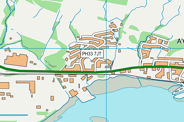 PH33 7JT map - OS VectorMap District (Ordnance Survey) PH33 7JT map - OS VectorMap District (Ordnance Survey)