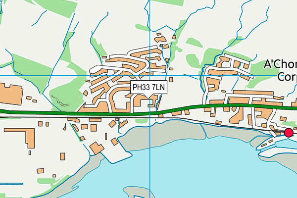 PH33 7LN map - OS VectorMap District (Ordnance Survey) PH33 7LN map - OS VectorMap District (Ordnance Survey)