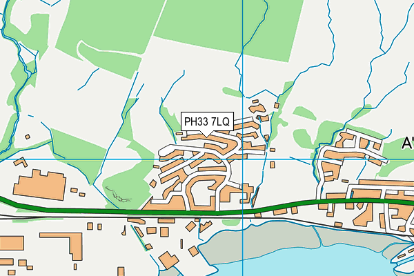 PH33 7LQ map - OS VectorMap District (Ordnance Survey) PH33 7LQ map - OS VectorMap District (Ordnance Survey)