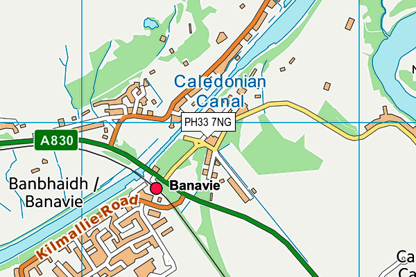 PH33 7NG map - OS VectorMap District (Ordnance Survey) PH33 7NG map - OS VectorMap District (Ordnance Survey)