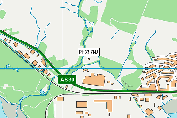 PH33 7NJ map - OS VectorMap District (Ordnance Survey) PH33 7NJ map - OS VectorMap District (Ordnance Survey)