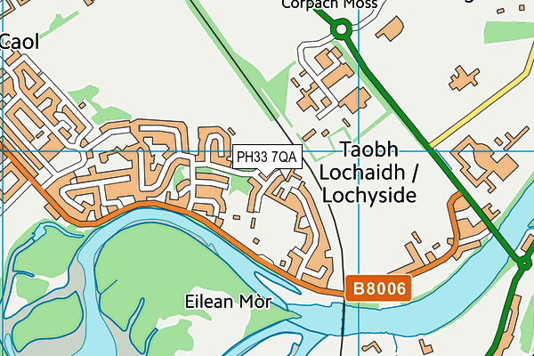 PH33 7QA map - OS VectorMap District (Ordnance Survey) PH33 7QA map - OS VectorMap District (Ordnance Survey)
