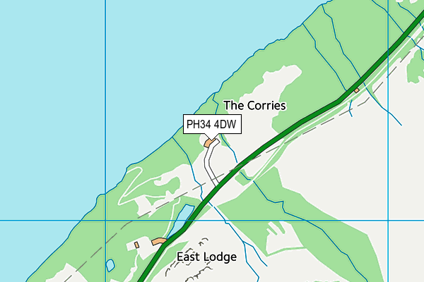 PH34 4DW map - OS VectorMap District (Ordnance Survey) PH34 4DW map - OS VectorMap District (Ordnance Survey)