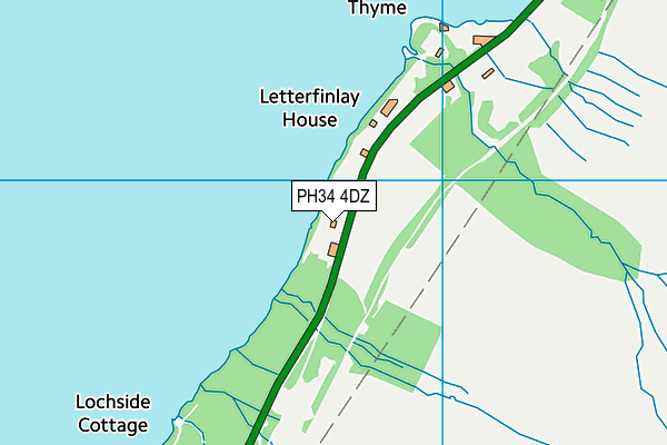 PH34 4DZ map - OS VectorMap District (Ordnance Survey) PH34 4DZ map - OS VectorMap District (Ordnance Survey)