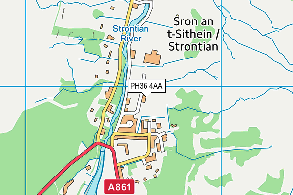 PH36 4AA map - OS VectorMap District (Ordnance Survey) PH36 4AA map - OS VectorMap District (Ordnance Survey)