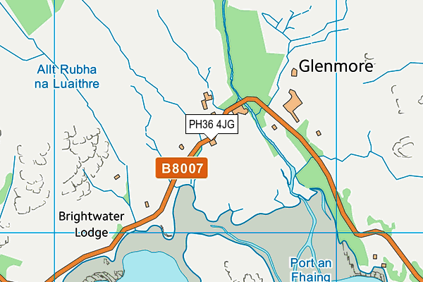 PH36 4JG map - OS VectorMap District (Ordnance Survey) PH36 4JG map - OS VectorMap District (Ordnance Survey)
