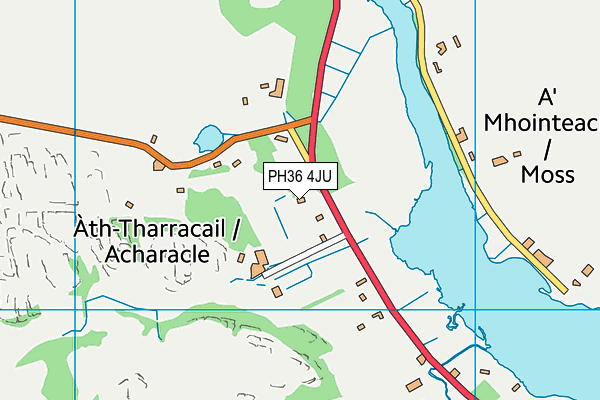 PH36 4JU map - OS VectorMap District (Ordnance Survey) PH36 4JU map - OS VectorMap District (Ordnance Survey)