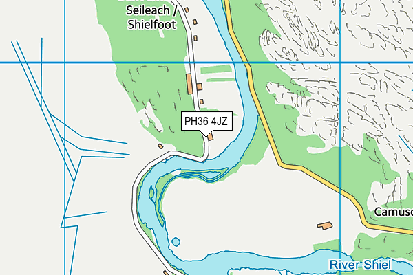 PH36 4JZ map - OS VectorMap District (Ordnance Survey) PH36 4JZ map - OS VectorMap District (Ordnance Survey)