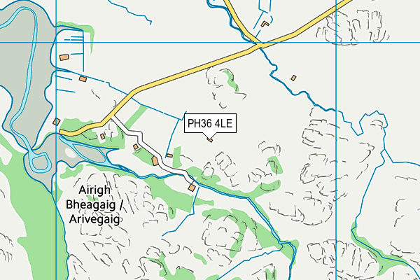 PH36 4LE map - OS VectorMap District (Ordnance Survey) PH36 4LE map - OS VectorMap District (Ordnance Survey)