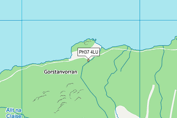 PH37 4LU map - OS VectorMap District (Ordnance Survey)