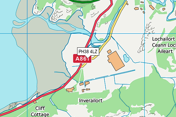 PH38 4LZ map - OS VectorMap District (Ordnance Survey) PH38 4LZ map - OS VectorMap District (Ordnance Survey)