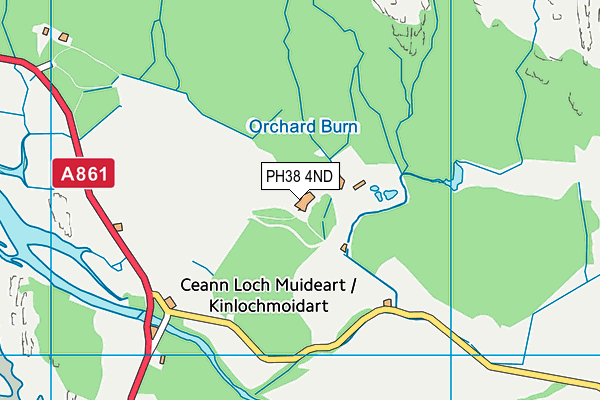 PH38 4ND map - OS VectorMap District (Ordnance Survey) PH38 4ND map - OS VectorMap District (Ordnance Survey)