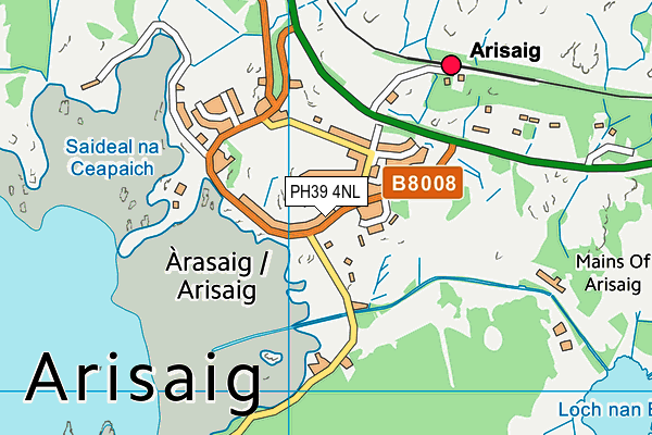 PH39 4NL map - OS VectorMap District (Ordnance Survey) PH39 4NL map - OS VectorMap District (Ordnance Survey)