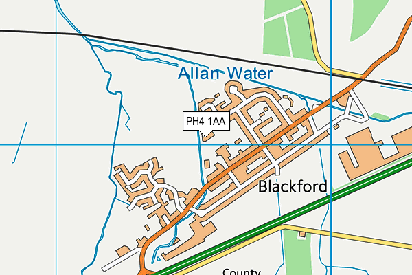 PH4 1AA map - OS VectorMap District (Ordnance Survey) PH4 1AA map - OS VectorMap District (Ordnance Survey)
