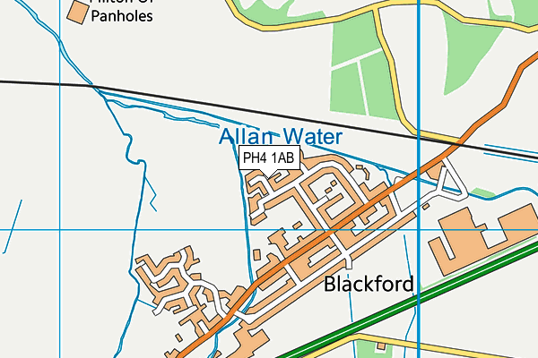 PH4 1AB map - OS VectorMap District (Ordnance Survey) PH4 1AB map - OS VectorMap District (Ordnance Survey)