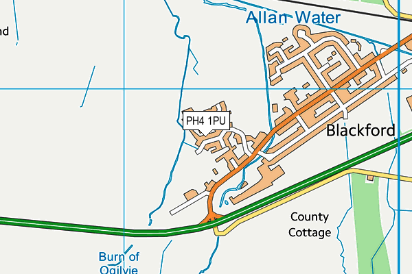PH4 1PU map - OS VectorMap District (Ordnance Survey) PH4 1PU map - OS VectorMap District (Ordnance Survey)
