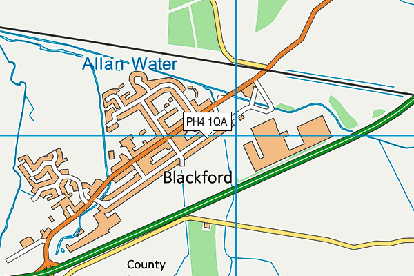 PH4 1QA map - OS VectorMap District (Ordnance Survey) PH4 1QA map - OS VectorMap District (Ordnance Survey)