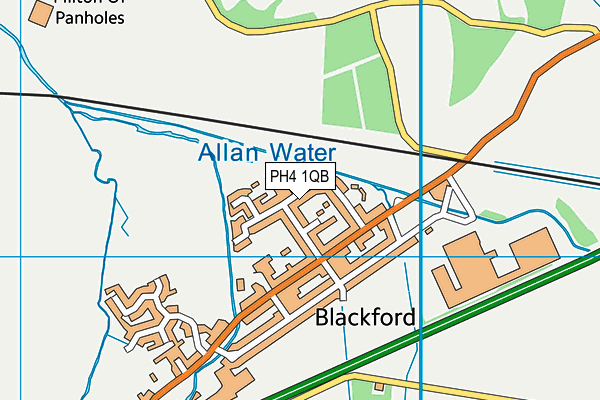 PH4 1QB map - OS VectorMap District (Ordnance Survey) PH4 1QB map - OS VectorMap District (Ordnance Survey)