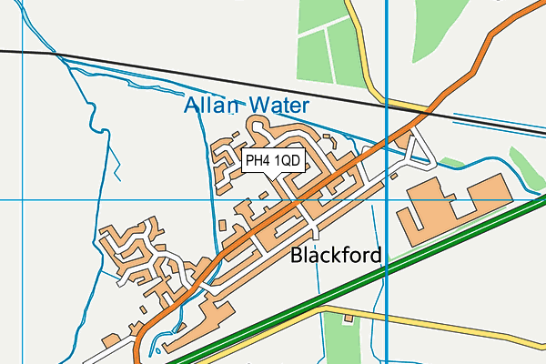 PH4 1QD map - OS VectorMap District (Ordnance Survey) PH4 1QD map - OS VectorMap District (Ordnance Survey)