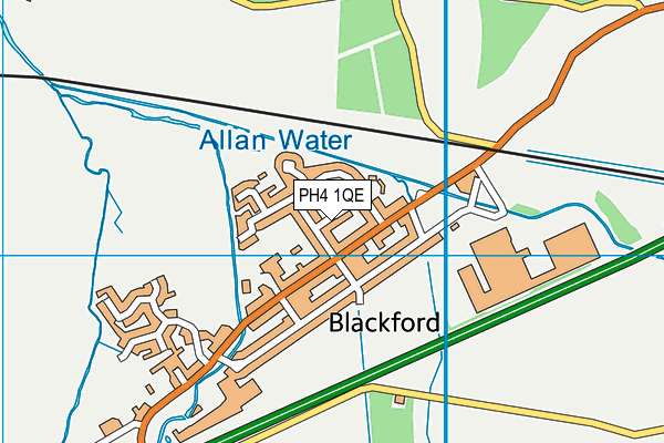 PH4 1QE map - OS VectorMap District (Ordnance Survey) PH4 1QE map - OS VectorMap District (Ordnance Survey)