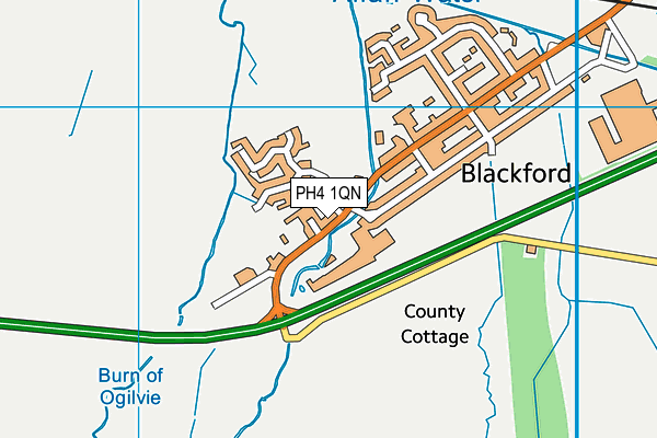 PH4 1QN map - OS VectorMap District (Ordnance Survey) PH4 1QN map - OS VectorMap District (Ordnance Survey)