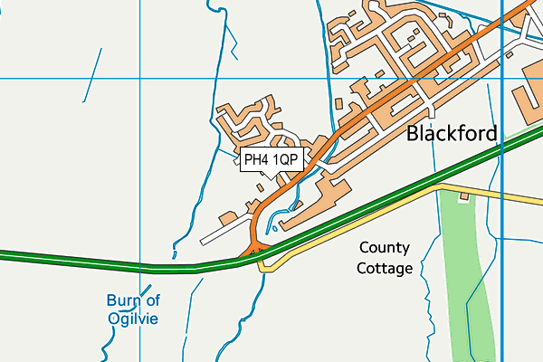 PH4 1QP map - OS VectorMap District (Ordnance Survey) PH4 1QP map - OS VectorMap District (Ordnance Survey)