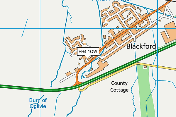PH4 1QW map - OS VectorMap District (Ordnance Survey) PH4 1QW map - OS VectorMap District (Ordnance Survey)