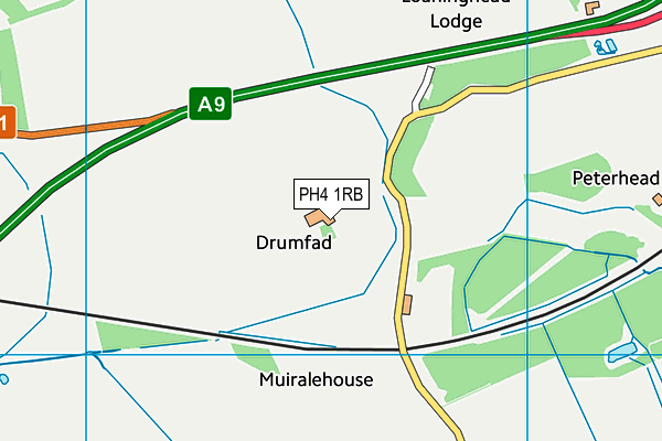 PH4 1RB map - OS VectorMap District (Ordnance Survey) PH4 1RB map - OS VectorMap District (Ordnance Survey)