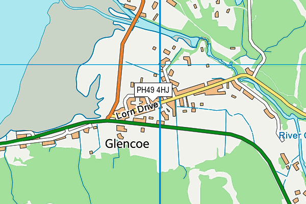 PH49 4HJ map - OS VectorMap District (Ordnance Survey) PH49 4HJ map - OS VectorMap District (Ordnance Survey)