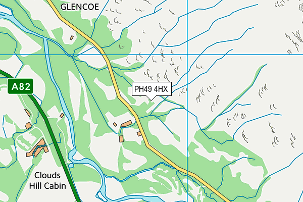 PH49 4HX map - OS VectorMap District (Ordnance Survey) PH49 4HX map - OS VectorMap District (Ordnance Survey)