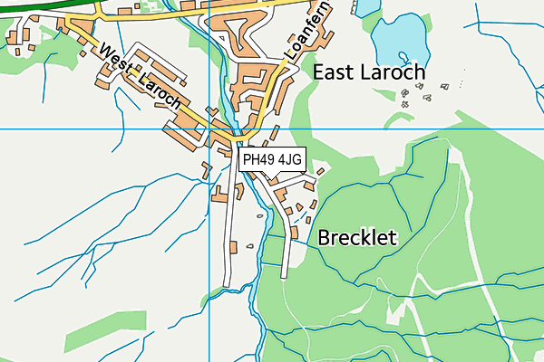 PH49 4JG map - OS VectorMap District (Ordnance Survey) PH49 4JG map - OS VectorMap District (Ordnance Survey)