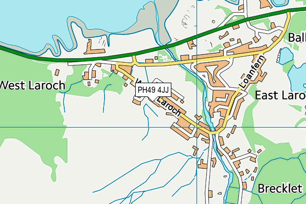 PH49 4JJ map - OS VectorMap District (Ordnance Survey) PH49 4JJ map - OS VectorMap District (Ordnance Survey)