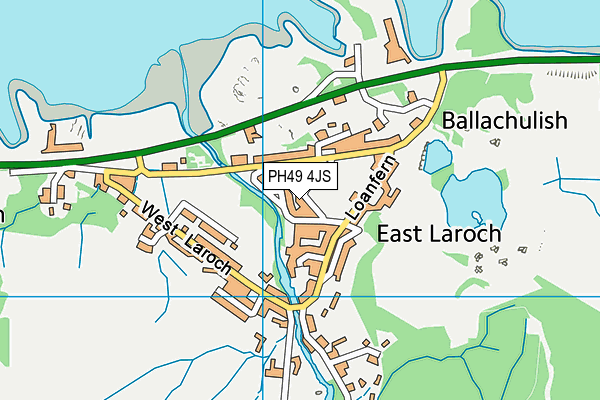 PH49 4JS map - OS VectorMap District (Ordnance Survey) PH49 4JS map - OS VectorMap District (Ordnance Survey)