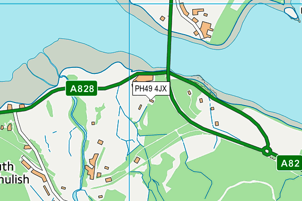PH49 4JX map - OS VectorMap District (Ordnance Survey) PH49 4JX map - OS VectorMap District (Ordnance Survey)
