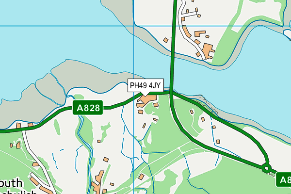 PH49 4JY map - OS VectorMap District (Ordnance Survey) PH49 4JY map - OS VectorMap District (Ordnance Survey)