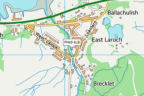 PH49 4LB map - OS VectorMap District (Ordnance Survey) PH49 4LB map - OS VectorMap District (Ordnance Survey)
