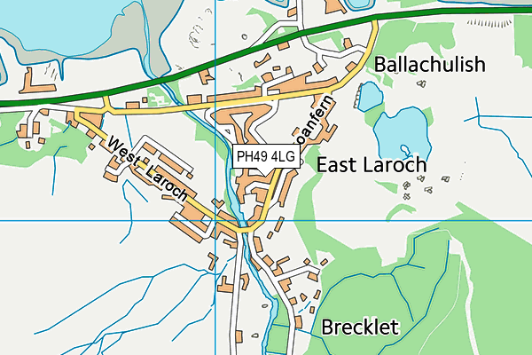 PH49 4LG map - OS VectorMap District (Ordnance Survey) PH49 4LG map - OS VectorMap District (Ordnance Survey)
