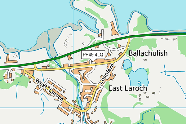 PH49 4LQ map - OS VectorMap District (Ordnance Survey) PH49 4LQ map - OS VectorMap District (Ordnance Survey)
