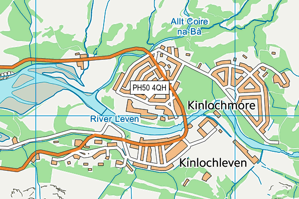 PH50 4QH map - OS VectorMap District (Ordnance Survey) PH50 4QH map - OS VectorMap District (Ordnance Survey)