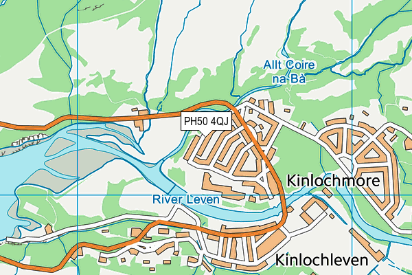 PH50 4QJ map - OS VectorMap District (Ordnance Survey) PH50 4QJ map - OS VectorMap District (Ordnance Survey)