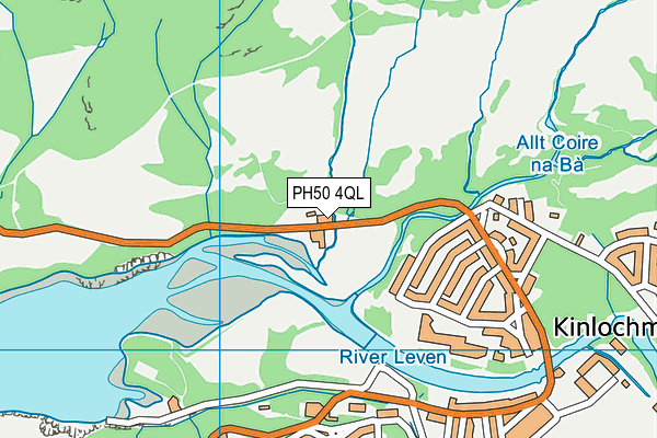 PH50 4QL map - OS VectorMap District (Ordnance Survey) PH50 4QL map - OS VectorMap District (Ordnance Survey)